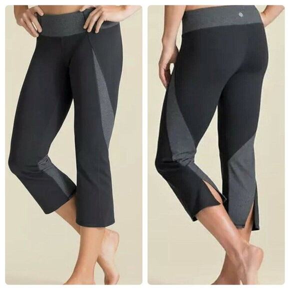Athleta Power‎ Ananda Split Leg Crop Yoga Pants XS - Picture 1 of 6